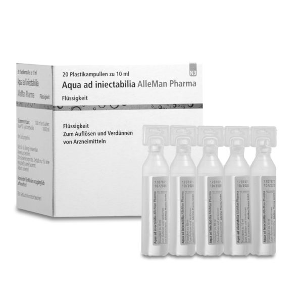 Aqua ad inject., 20 Amp. x 10 ml - DK Pharma GmbH