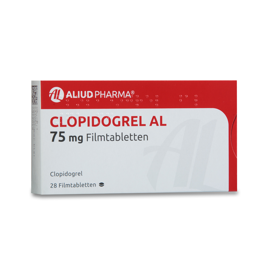 Clopidogrel AL 75 mg Filmtabletten, 28 Stück